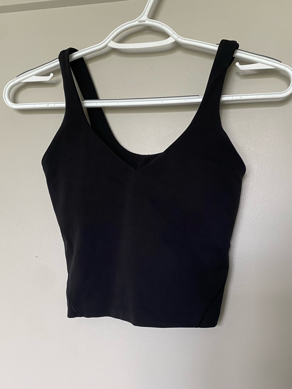 Lululemon align tank and smooth stride shorts black size 2 bundle - Picture 2 of 12